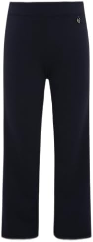 Girls Jersey School Trousers Pull Up Slim Leg School Uniform Heart Pendant Ages 3-18y