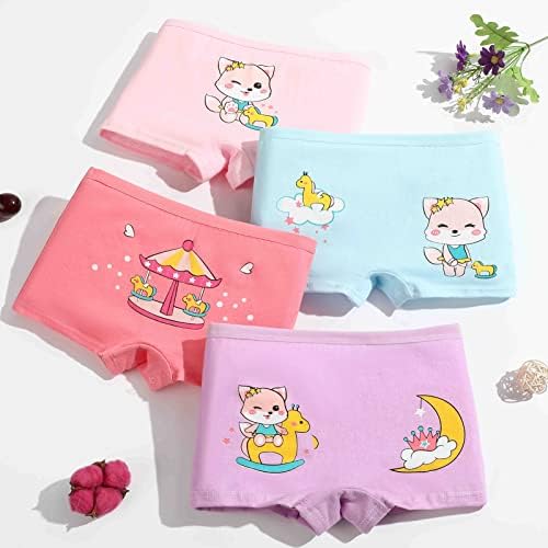 Girls' Knickers 12 Pack Girls Underwear Comfortable Briefs Girls Cotton (2-9 Years)