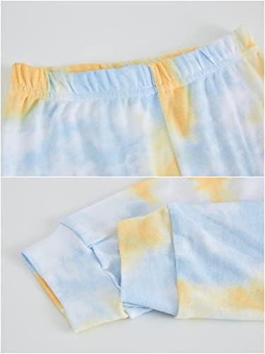 Girls Pyjamas Kids Sleepwear 100% Cotton PJs For Children Pajamas Long Sleeve 4 Pieces Set 2-12 Years