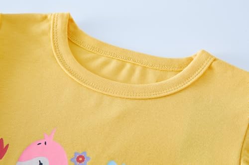 Girls Pyjamas Set Sleepwear Cotton Toddler Clothes Long Sleeve Nightwear Pjs 2 Piece Outfit For Kids 1-12 Years