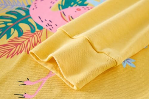 Girls Pyjamas Set Sleepwear Cotton Toddler Clothes Long Sleeve Nightwear Pjs 2 Piece Outfit For Kids 1-12 Years