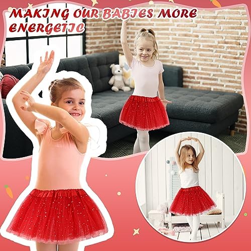 Girls Tutu Skirt With Stars Sequin Little Girls 3 Layers Tutu Skirt Kids Princess Dance Tutu Princess Dress Ballet Skirt
