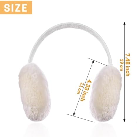 GNEGNI LIFE Ear Muffs Kids Furry Classic Earmuffs Elastic Faux Fur Ear Warmers Comfortable Ear Covers Outdoor Running Girls And Boys
