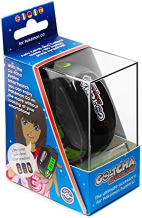 Go-Tcha Evolve LED-Touch Wristband Watch For Pokemon Go With Auto Catch And Auto Spin - Black/Green (Electronic Games)