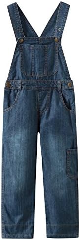 Grandwish Kids Blue Dungarees Boys Denim Bib Overalls 3 Years - 10 Years