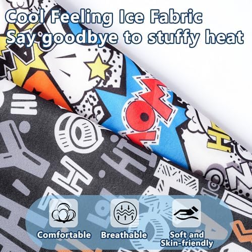 GRPSKCOS Boys Underwear 4 Pack Boys Boxer Shorts Kids Youth Soft Cooling Underpants 8-14 Years