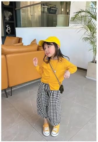 HahaNice Girls' Cardigans Knitted Long Sleeve Kids School Jumper 2Y-7Y
