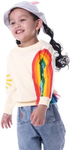 HahaNice Kids Clothes Girls Long Sleeve Tops Rainbow Jumper 18 Months-6 Years