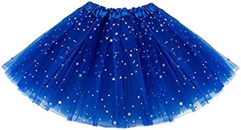 Haptufer Tutu Skirts Star Sparkle Sequin Princess Dresses 3 Layers Ballet Dance Toddler Baby Tulle Tutu Skirt