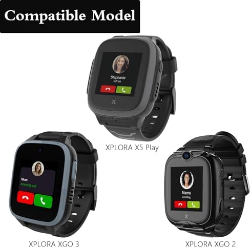 Harikiri Straps Compatible With XPLORA X5/XGO3/XGO2 Nylon Replacement Straps With Xplora Kids Smartwatch XPLORA X5 Play/XGO3/XGO2 For Boys And Girls