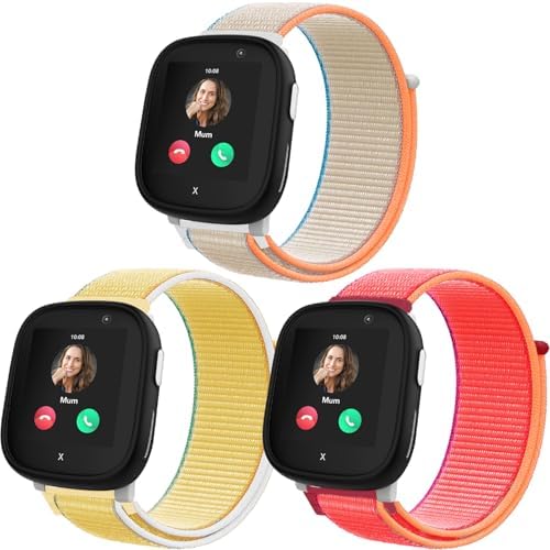 Harikiri Straps Compatible with XPLORA X5/XGO3/XGO2 Nylon Replacement Straps with Xplora Kids Smartwatch XPLORA X5 Play/XGO3/XGO2 for Boys and Girls