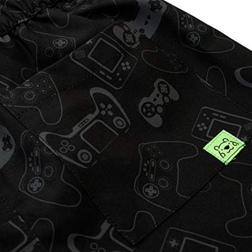Harry Bear Boys Gaming Swimming Shorts Gamer Swim Trunks For Kids