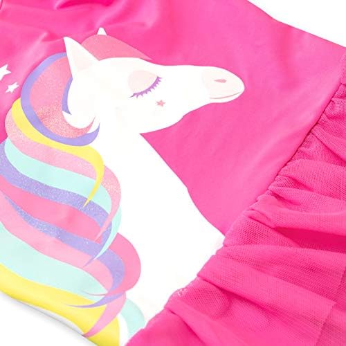Harry Bear Girls Rainbow Pony Swimsuit