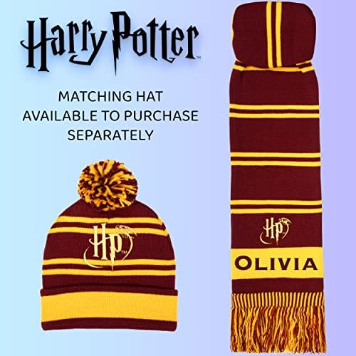 Harry Potter - Children's Personalised Scarf - Woolly Scarf - One Size Fits All - Official Merchandise
