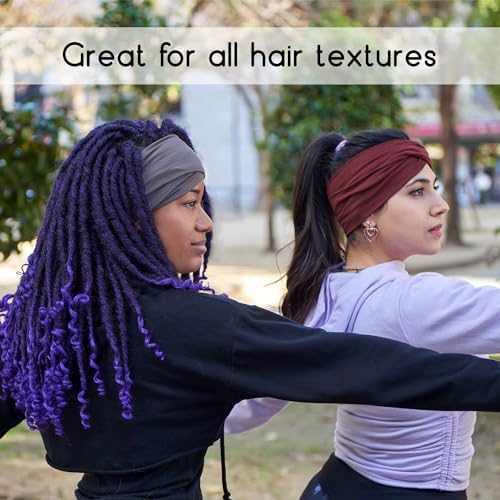 Headbands For Men Women Hair Band - Nurse Accessories For Work Sweat Band Elastic Athletic Head Wrap Maroon
