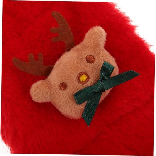 HEALEEP Christmas Cartoon Cashmere Scarf Warm Winter Cross Tie Neck Warmer For Boys And Soft And Durable Design For Outdoor Activities