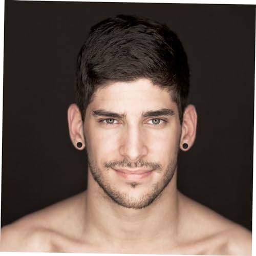 Healvian 10 Pairs Men Earrings Stainless Steel Studs Cross Design Rustproof Fashion Accessories For Boys Teens Daily Wear Gift