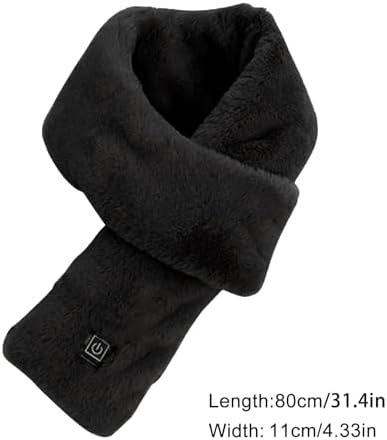 Heated Neck Scarf Washable Women Heating Scarf USB Charging Soft Three-gear Temperature Control Neck Wrap Warmer For Girls Women Men