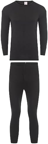 Heatwave Kids Thermal Long Sleeve Top & Pants Set Warm Winter Underwear