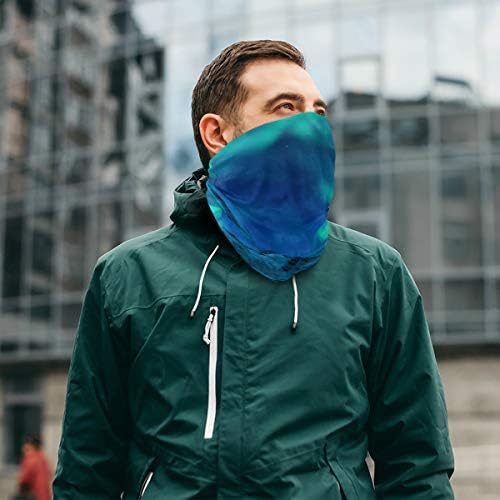 Hengpai Neck Gaiter Women Face Scarf Mask-Dust Balaclava Face Mask Bandana Northern Lights Aurora Borealis UK