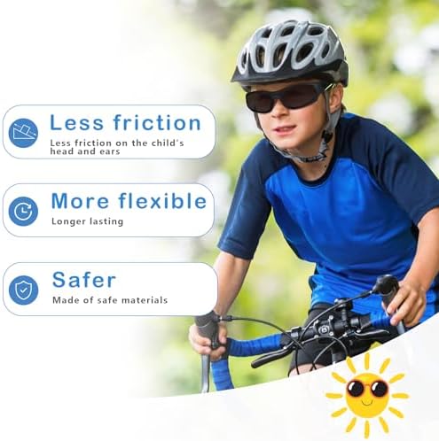 Hifot Kids Polarized Sunglasses For Boys Girls Childrens UV Protection Flexible Outdoor Beach Toddler Eyewear Sport Sunglasses