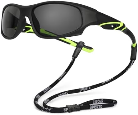 Hifot Kids Polarized Sunglasses for Boys Girls Childrens UV Protection Flexible Outdoor Beach Toddler Eyewear Sport Sunglasses