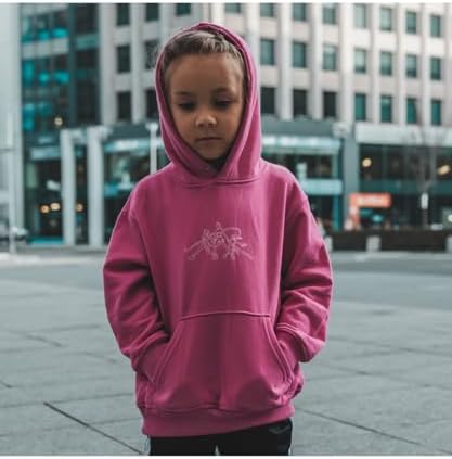 Hippowarehouse Demon Hunter Trio Girl Squad Edgy K-pop Graphic Kids Children's Unisex Hoodie Hooded Top