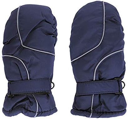HKSICHENGKEJIUK Kids Ski Mittens Waterproof Snow Gloves Child Winter Thermal Snowboard Mittens Warm Fleece Lined Gloves For Outdoor Skiing Snowboarding Toddler Girls Boys Age 3-6 Years Old