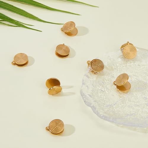 Hobbspring Pressure Earrings For Keloids Stainless Steel Clip Earrings Spiral Non-Pierced Earrings Compression Earrings Ear Cuff Adjustable Keloid Earrings For Women Men Ladies