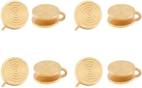 Hobbspring Pressure Earrings for Keloids Stainless Steel Clip Earrings Spiral Non-Pierced Earrings Compression Earrings Ear Cuff Adjustable Keloid Earrings for Women Men Ladies