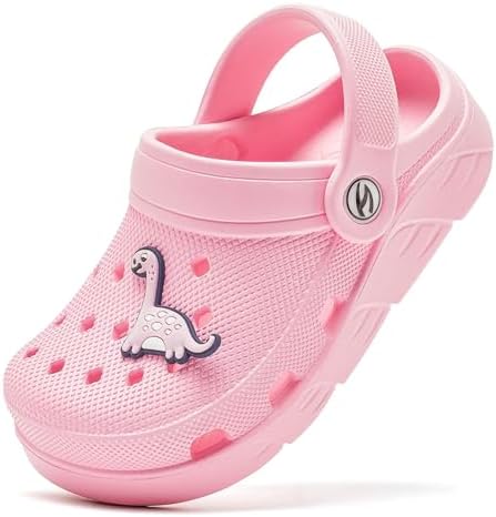 HOBIBEAR Boys and Girls Garden Clogs Slip on Sandals Beach Water Shoes (Toddler/Little Kids/Big Kids)