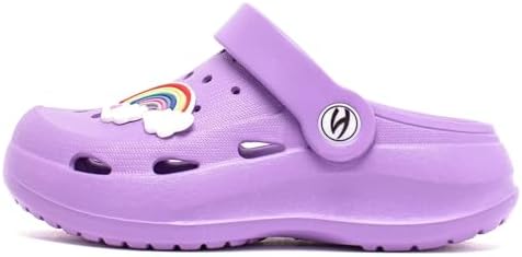 HOBIBEAR Kid's Unsiex Garden Shoes Cute Cartoon Slides Sandals Clogs