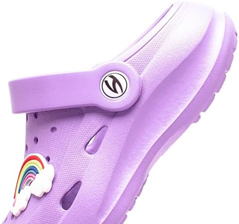 HOBIBEAR Kid's Unsiex Garden Shoes Cute Cartoon Slides Sandals Clogs