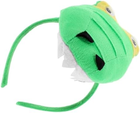 Holibanna 2pcs Cartoon Dinosaur Headband Animal Hair Decor Soft Photo Prop For Halloween