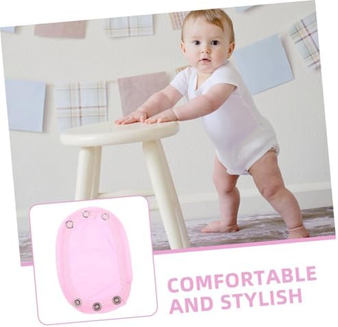 Holibanna Romper Suit Extension Romper Extension Bodysuit Extender Bodysuit Lengthen Newborn Bodysuit Extension Body Suit Extender Bodysuit Extender Pink Fabric