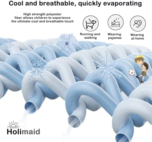 Holimaid Boys Girls Football Shorts Kids Quick Drying School Sports Shorts Breathable Athletic PE Shorts With Drawstring Ideal