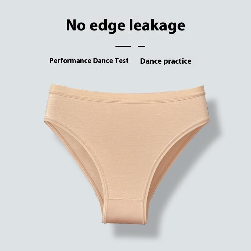 Holimaid Girls Knickers For Dance Ballet Underwear High Cut Cotton Breathable Seamless Comfortable Underwear For Active Lifestyles