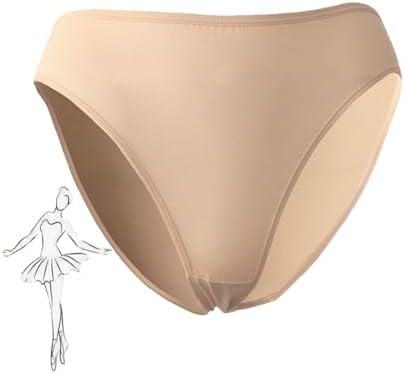 Holimaid Girls Knickers for Dance Ballet Underwear High Cut Cotton Breathable Seamless Comfortable Underwear for Active Lifestyles