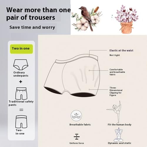 Holimaid Girls Leggings Breathable Shorts Comfortable Fit Schoolwear Safety Dress Cycling Bike Pants Gymnastic Under Skirts