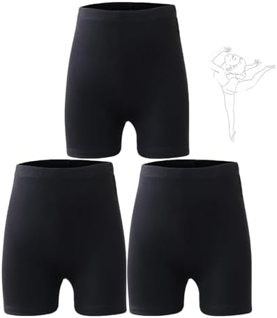 Holimaid Girls Leggings Breathable Shorts Comfortable Fit Schoolwear Safety Dress Cycling Bike Pants Gymnastic Under Skirts
