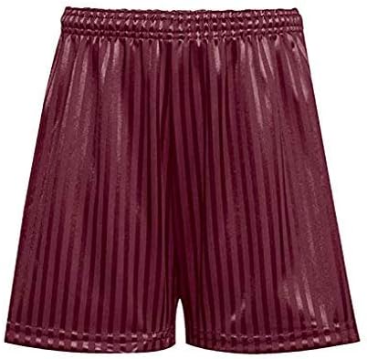 Home Crafts Shadow Stripe PE Shorts Boys Girls Children Summer School Gym Football Cycling School Uniform PE Shorts Drawstring