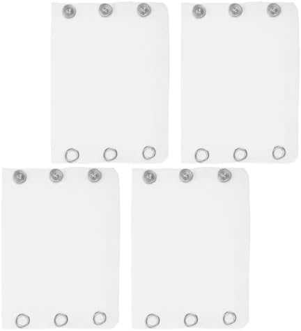 Homoyoyo 4PCS Baby Bodysuit Extender Infant Vest Extenders Universal Baby Jumpsuit Accessories for Growing Boy Girl - 4.13 X 3.14Inch