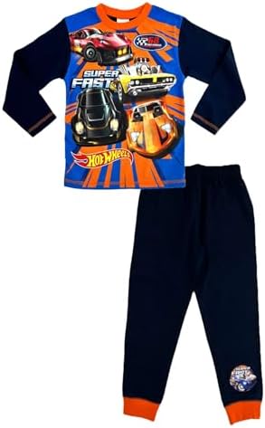 Hot Wheels Boys Pyjamas Fast 4-10 Years PJ’s Nightwear