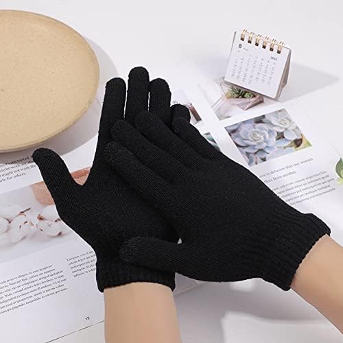 HshDUti Kids Knitted Magic Gloves Teens Warm Winter Stretchy Full Fingers Gloves Kids Magic Winter Gloves For Baby Girls
