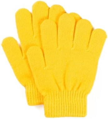 HshDUti Kids Knitted Magic Gloves Teens Warm Winter Stretchy Full Fingers Gloves Kids Magic Winter Gloves for Baby Girls