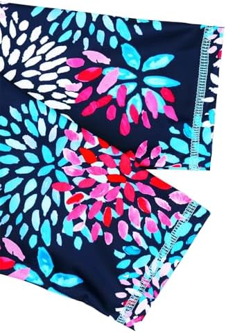 HUAANIUE Girls Swimwear Short 3-12Y Children Swimsuits UPF 50+ Summer Sunsuit Surfing Black Sportswear