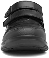 Hush Puppies Baltimore Boys Black Leather Shoe