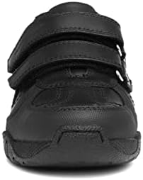Hush Puppies Jezza Boys Black Leather Shoe