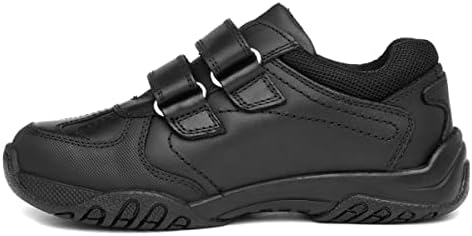 Hush Puppies Jezza Boys Black Leather Shoe