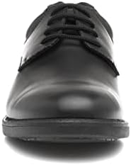 Hush Puppies Tim Boys Black Leather Lace Up Shoe
